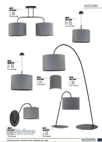 Торшер Nowodvorski 6818 ALICE GRAY (84941)