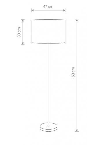 Торшер Nowodvorski 8981 HOTEL Ecru (27332)