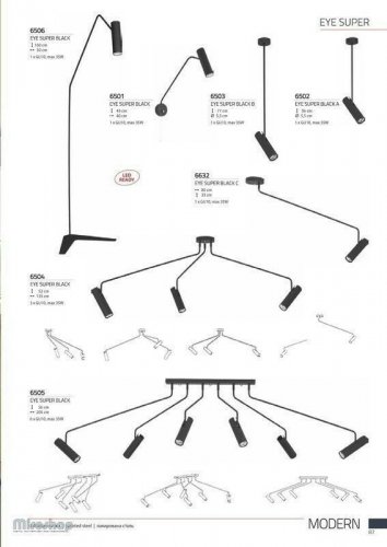 Торшер Nowodvorski 6506 EYE SUPER Black (78588)
