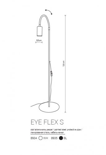 Торшер Nowodvorski 8934 EYE White (23948)