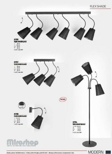 Торшер Nowodvorski 9754 FLEX SHADE Black (93152)