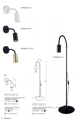 Торшер Nowodvorski 8935 EYE Black (23571)