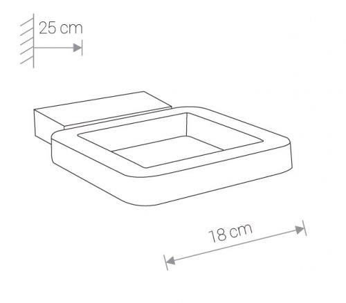 Настінний світильник Nowodvorski 9121 THIKA LED (23473)