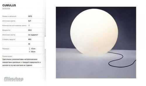 Світильник Nowodvorski 6978 CUMULUS (84938)