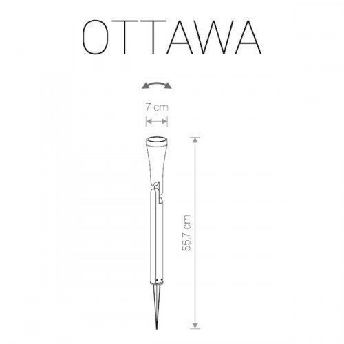 Парковий світильник Nowodvorski 9561 OTTAWA Graphite (12289)