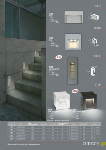 Сходовий світильник Nowodvorski 6907 STEP LED Graphite (84930) 