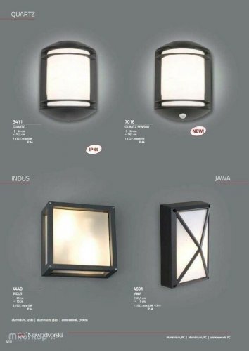 Вуличний світильник Nowodvorski 3411 QUARTZ (58250)