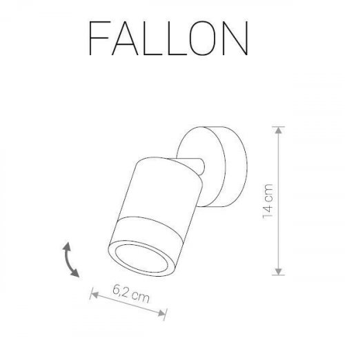 Настінний світильник Nowodvorski 9552 FALLON (11686)