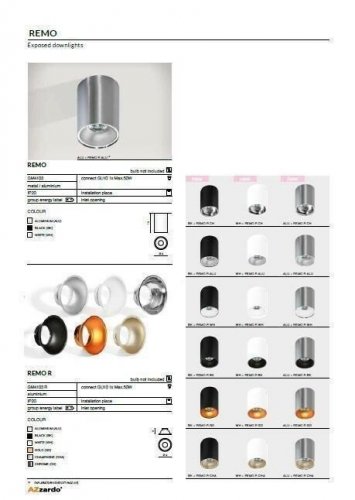 Світильник точковий Azzardo AZ0819 Remo (white) (GM4103-WH)