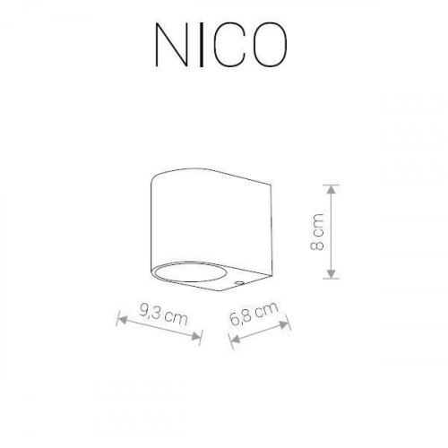 Настенный светильник Nowodvorski 9518 NICO (11720)