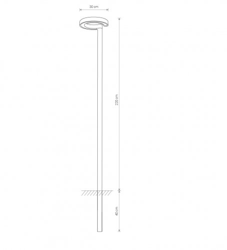 Фонарный столб Nowodvorski 9185 POLE LED (23538)