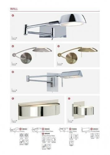 Бра Searchlight 3863CC Wall Adjustable Arms (21298)