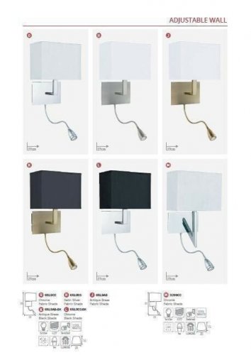 Бра Searchlight 6519AB Wall (21280)