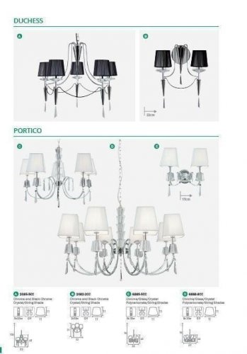 Бра Searchlight 6882-2CC Portico (21308)