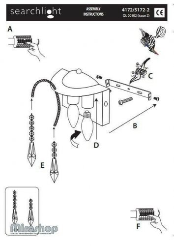 Бра Searchlight 5172-2 Waterfall (21225)