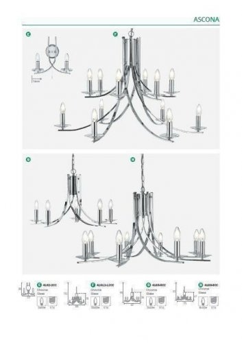 Бра Searchlight 4162-2CC Ascona (21271) 