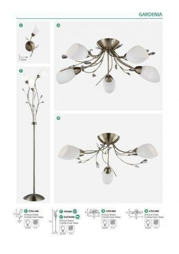 Бра Searchlight 2761-1AB Gardenia (21212)