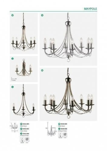 Бра Searchlight 6342-2BK Maypole (21253)