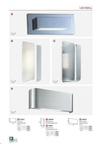 Светильник настенный Searchlight 1752CC Wall (21314)