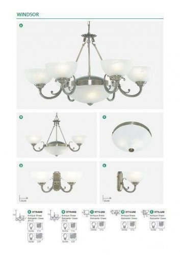 Бра Searchlight 3772-2AB Windsor (21351)