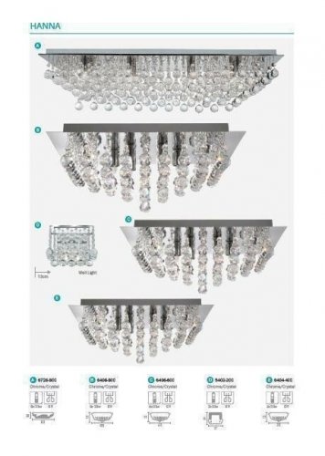 Бра Searchlight 5402-2CC Hanna (21693)
