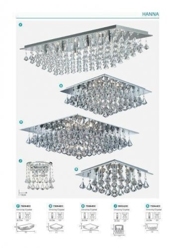 Люстра Searchlight 7308-8CC Hanna (21695)