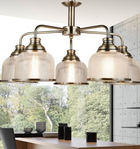 Люстра Searchlight 1685-5AB Bistro II