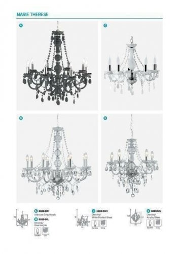 Люстра Searchlight 8885-5CL Marie Therese (20697) 