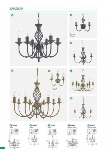 Люстра Searchlight 3379-3 Zanzibar (20548)