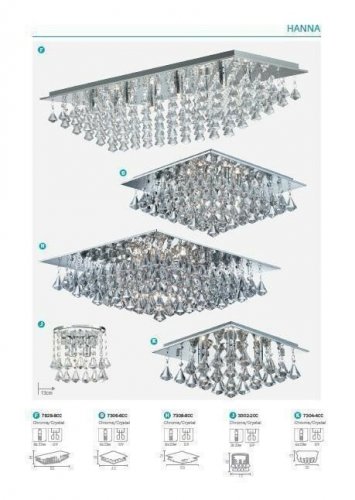 Люстра Searchlight 7306-6CC Hanna (21781)