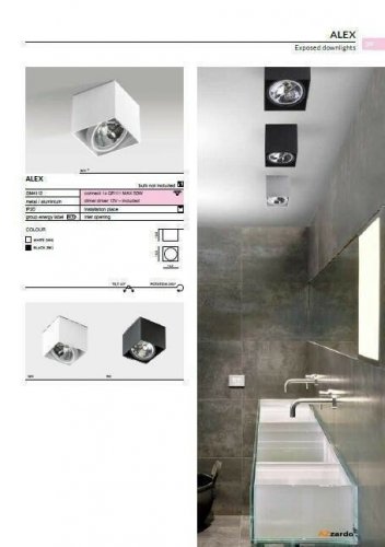 Світильник точковий Azzardo AZ1358 Alex (black) (GM4112-BK) (23806)