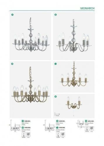 Люстра Searchlight 3455-5AB Monarch (20519)