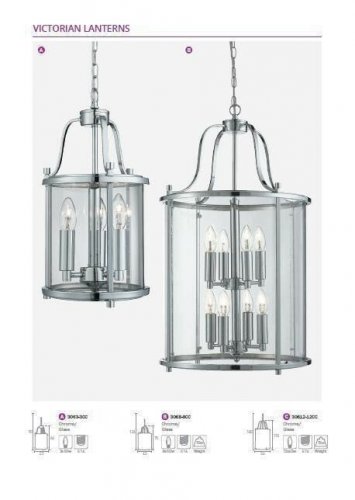 Люстра Searchlight 3063-3CC Victorian Lanterns (20964)