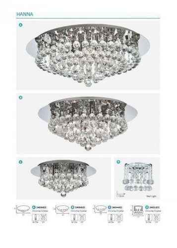 Люстра  Searchlight  3406-6CC  Hanna  (21593)