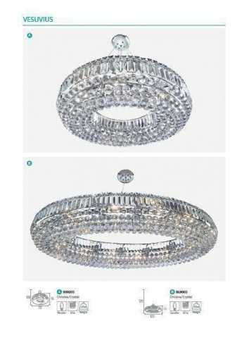 Люстра  Searchlight  9392CC  Vesuvius  (21822)