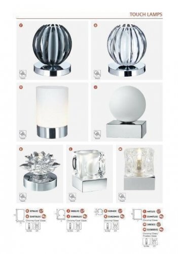 Настольная лампа Searchlight EU1811SM Claw (21382)