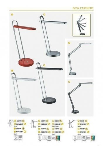 Настільна лампа Searchlight EU4122WH Desk Partners