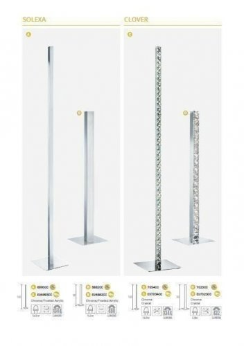 Настільна лампа Searchlight EU7023CC Clover (21776)