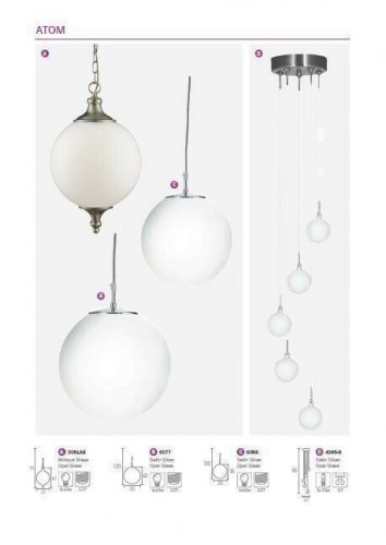 Підвісний світильник Searchlight 3051AB Avalon (21053)