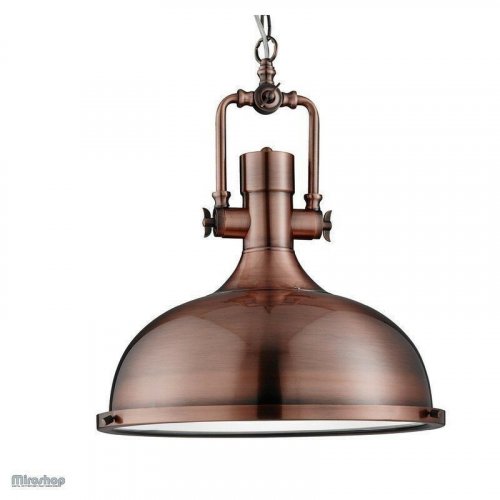Підвісний світильник Searchlight 1322CU Industrial Pendants (21667)