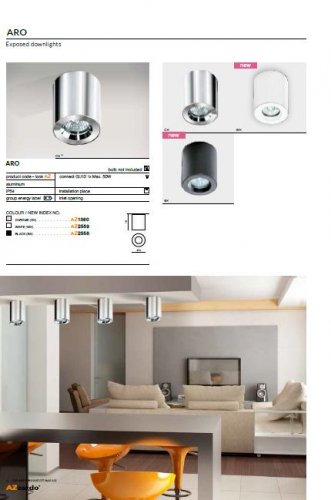 Точковий світильник Azzardo AZ2558 Aro (black) (GM4111-BK)