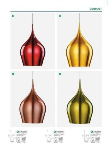 Підвісний світильник Searchlight 6461-26GO Vibrant (20533)