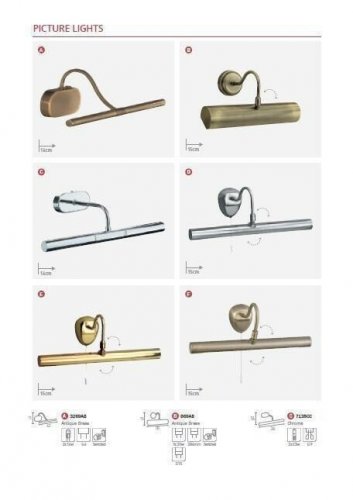 Підсвічування для картин Searchlight 7135CC Picture Lights (21486)