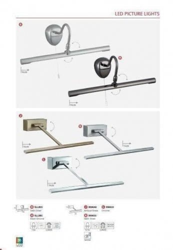 Підсвічування для картин Searchlight 5586SS LED Picture Lights (21278) 