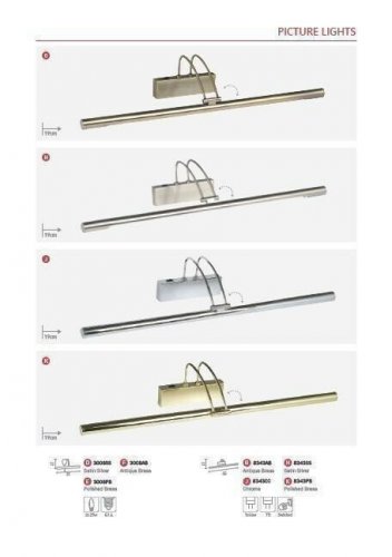 Підсвічування для картин Searchlight 8343CC LED Picture Lights (21659)