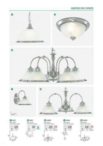 Потолочный светильник Searchlight 4042 Flush (21665)