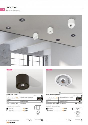 Точковий світильник Azzardo AZ3468 Boston Tube (black)