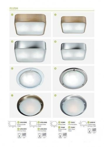 Потолочный светильник Searchlight 702CC Flush (21390)