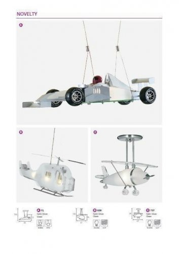 Люстра Searchlight F1 Novelty (20882)