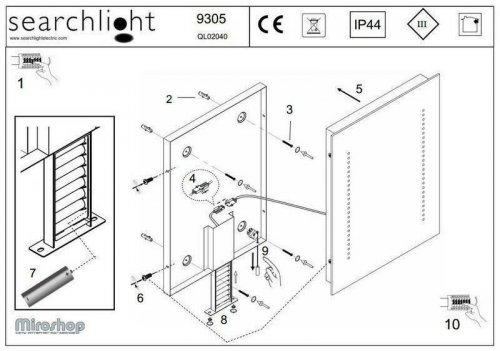 Дзеркало Searchlight 9305 Bathroom Mirrors (20927) 